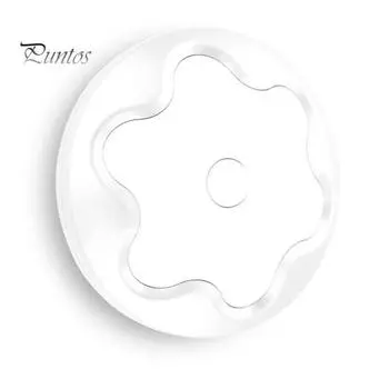 Удобный небликующий магнитный присосочный шкаф, светодиодный светильник, беспроводной магнитный светильник с датчиком движения, товары для дома White Light. серебряный