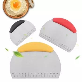 Удобный пищевой экологически чистый резак для кондитерских изделий, шпатель для помадки, скребок для нуги, инструмент чёрный