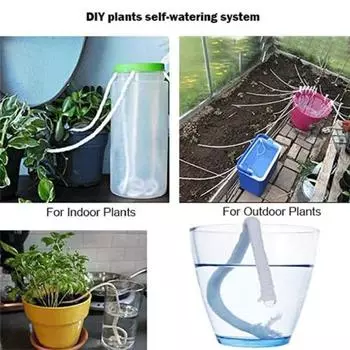 Удобный прочный 2-х стилистический самополивающийся шнур для самостоятельного полива растений, фитиль для двора 4mm A