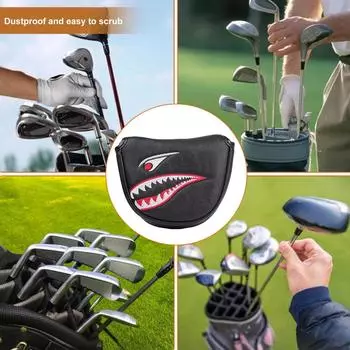 Удобный пылезащитный чехол для клюшки для гольфа из искусственной кожи, чехол для клюшки для гольфа, защита для головы клюшки, принадлежности для гольфа