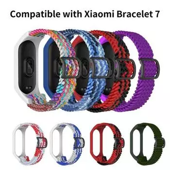 Удобный регулируемый ремень для часов, отличный цельный ремешок для умных наручных часов для Xiaomi Mi Band 5 6 7