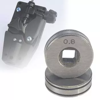 Удобный ролик подачи проволоки, металл с гладкой поверхностью, компактное прочное колесо ролика подачи проволоки