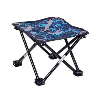 Удобный складной стул, уличный стул для рыбалки, легкий вес, портативный походный табурет для пеших прогулок и походов 1