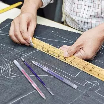 Удобный специальный дизайн чернил, широко используемый, легко заправляемый, термостираемый маркер для ткани со сменными стержнями, швейные аксессуары, маркер