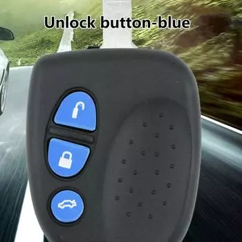 Удобный срок службы кнопки ключа автомобиля профессиональный мини длинный синий