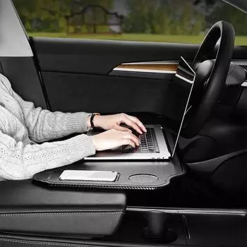 Удобный, стабильный, прочный автомобильный поднос для еды, большой рабочий стол