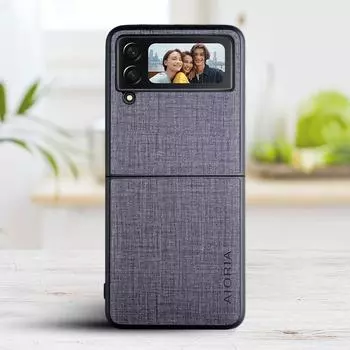 Удобный тканевый чехол с защитой от царапин для Samsung Galaxy Z Flip 3 Flip4 Flip 4 5g Flip3 матовый противоударный складной чехол for Samsung Z Flip3 зелёный