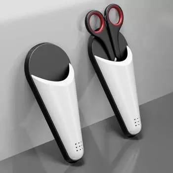 Удобный влагостойкий органайзер для экономии места на холодильник, магнитный держатель для ножниц для кухни, магнитный держатель для ножниц