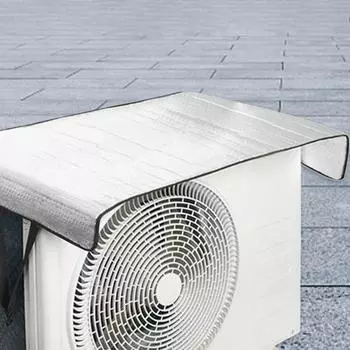 Удобный водонепроницаемый прочный двухслойный защитный экран для кондиционера переменного тока на лето