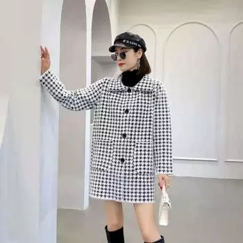 Удобный вязаный кардиган свободного кроя для женщин больших размеров осенью и зимой L