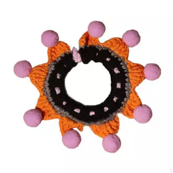 Удобный вязаный вручную костюм кошки для Хэллоуина и аксессуары S Witch pumpkin hat