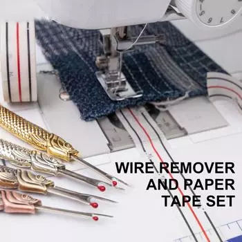 Удобный вспарыватель швов, практичный инструмент для распарывания ниток, швейный инструмент в форме рыбы для легкого удаления ниток S золотой