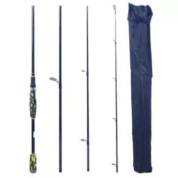 Комплект удочек для рыбалки, полный комплект с телескопической удочкой и спиннинговой катушкой, наживками и крючками