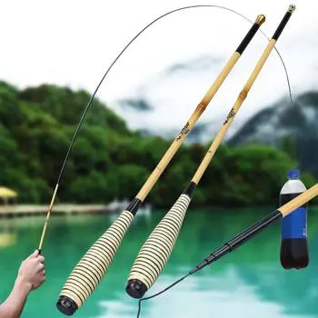 Удочка для ловли креветок, 1,8 м/2,1 м, уличная морская удочка из стекловолокна, телескопическая удочка 2.1m