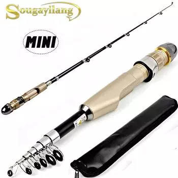 Удочка для зимней удочки 112 см, удочка для зимней удочки для карпа, телескопическая спиннинговая удочка из углеродного волокна, зимняя удочка 112 cm