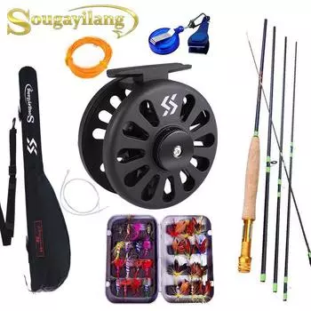 Нахлыстовая удочка для рыбалки чёрный