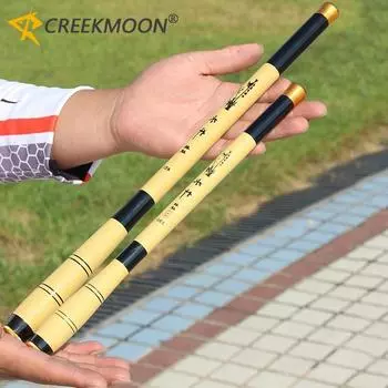 Удочка из углеродного волокна длиной 1,5-6,3 м, портативная телескопическая сверхлегкая удочка для ручья, озера, пресноводной мини-удочки 43 см 1.5 m(special offer)