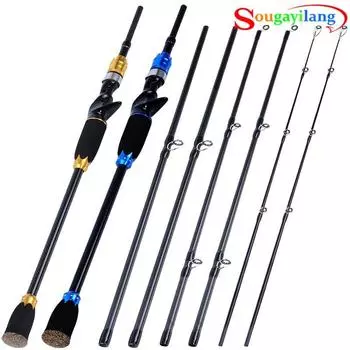 Удочки Удочка для приманки Сверхлегкая удочка Пресноводная удочка Baitcaster Baitcaster 1.8M синий