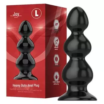 Удовольствие Сверхпрочная Большая Анальная Пробка и Бусины для Пар