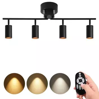 UEWIT 4 Потолочные светильники Подвесной светильник со светодиодной лампой Диммируемый цветной прожектор Скандинавский стильный 450 лм 6 татами Татами 8 татами Потребляемая мощность до чёрный