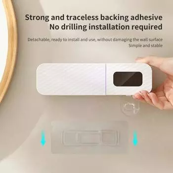 УФ-дезинфицирующее средство для зубных щеток, 3 слота, USB, перезаряжаемое, для ванной комнаты, без сверления, настенное крепление белый