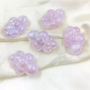 УФ Фантом Ювелирный Материал 5 шт. Заколка DIY Ручная Работа Аксессуары Мода Облако Дуо Бусины Браслет Ожерелье бусины фиолетовый