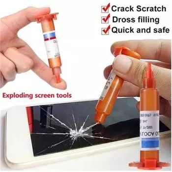 УФ-клей Loca Оптический прозрачный клей для сотового телефона Стеклянная линза для ремонта ЖК-дисплея 5G Tp-2500 5ml