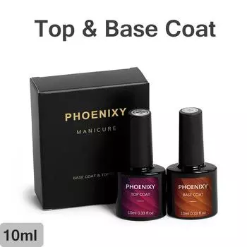 УФ-лак для ногтей PHOENIXY, базовое верхнее покрытие, гель-лак для отмачивания, инструменты для маникюра «сделай сам»