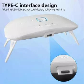 УФ-лампа для ногтей 8 Вт Мини USB Портативная светодиодная лампа для отверждения геля-лака Лампа для отверждения вспышки для салона дизайна ногтей Домашний сделай сам