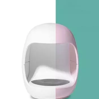 УФ-лампа для ногтей, быстросохнущий инструмент для дизайна ногтей в форме яйца, электрическая машина для фототерапии ногтей для женщин розовый