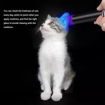 УФ-лампа для проверки грибков, 365 нм, USB-зарядка, ультрафиолетовый свет, фонарик, флуоресцентное обнаружение чёрный