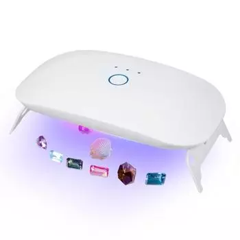 УФ-лампа для смолы 24 Вт Складная УФ-лампа для смолы 365+395 нм Двойная длина волны Поддержка быстрого отверждения и белый