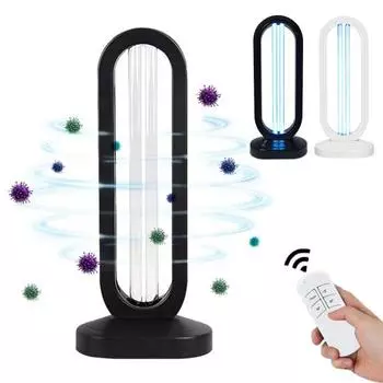 УФ-лампа для стерилизации, дезинфекционная лампа, УФ-лампа для комнаты с -3 скоростями UK белый