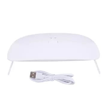 УФ-лампа для сушки ногтей LED 60S 120S таймер перезаряжаемый УФ-свет для нейл-арта экран мобильного телефона 18 Lamp Beads
