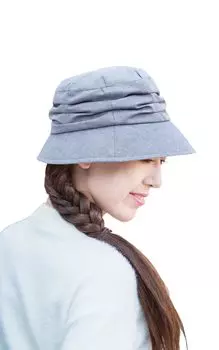 УФ Собранный Маленький Лицо Сделано в День Рождения [creareki] Женская Шапка, Защита, Пух, Эффект, Япония, День Матери, Мама, Подарок, WmkB-2 (военно-морской флот) тёмно-синий