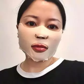 УФ-маска для гольфа, гидрогелевая подтягивающая V-образная маска для гольфа на открытом воздухе 1PCS