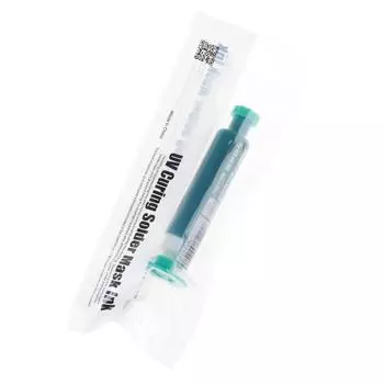 УФ-отверждаемая не требующая смывки паяльная маска паста, устойчивая к высоким температурам для защиты печатных плат зелёный