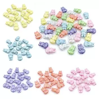 УФ-покрытие Dazzle 5 шт. Ювелирные изделия Аксессуары Кролик Бусины Ожерелье DIY Браслет Тыква Мода Материалы Ручной Работы Бусины белый