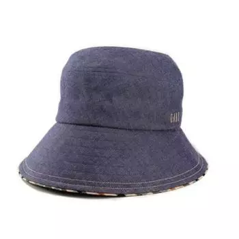 УФ Сделано в [Dax] Шляпа, Шамбре, Деним, Хлопок, Лучи, Япония, Весна/Лето синий