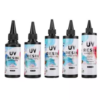 УФ-смола ручной работы прозрачный цвет против пожелтения быстрое отверждение прозрачный УФ-клей для ремесел 60g