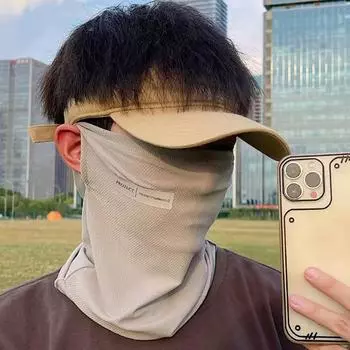 УФ-солнечная рукава для мужчин, велосипедная маска с длинным рукавом, ледяной шелк, чехол для вождения, УФ-защита, летняя женская защита от солнечных ожогов, крутая муфта as the picture