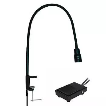 УФ-светильник для ногтей и ресниц с гибким зажимом и ножной педалью управления, портативный клей Curi EU Plug 5W