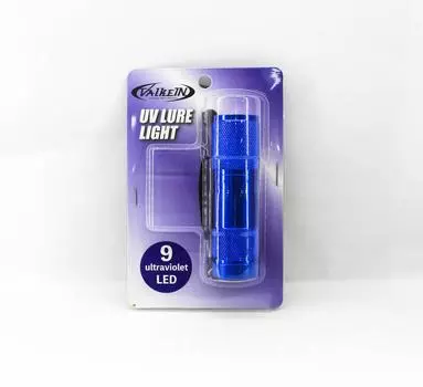 УФ-светильник Valkein для приманки на батарейках 90 x 25 мм синий (8464)