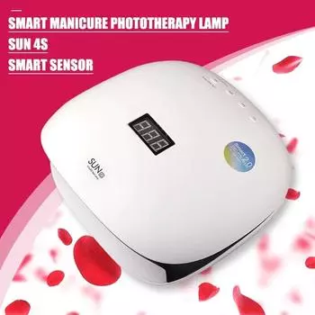 УФ-светодиодная лампа для ногтей для маникюра, гель-лака, лампа для сушки ногтей с автоматическим датчиком, быстроотверждаемая сушилка для ногтей, УФ-лампа для маникюрного салона US plug