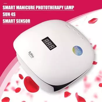 УФ-светодиодная лампа для ногтей для маникюра, гель-лака, лампа для сушки ногтей с автоматическим датчиком, быстроотверждаемая сушилка для ногтей, УФ-лампа для маникюрного салона EU plug