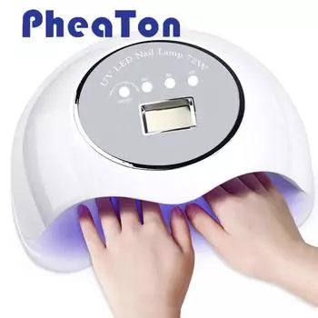 УФ-светодиодная лампа для ногтей, две руки, гель-лак для ногтей, отверждаемый, двойная светодиодная сушилка для ногтей с 36 светодиодами EU