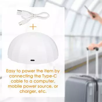 УФ-светодиодная лампа для ногтей, гель-лак, сушилка для ногтей, лампа для отверждения клея для ногтей, УФ-свет, светодиодный терапевтический светильник для ногтей белый