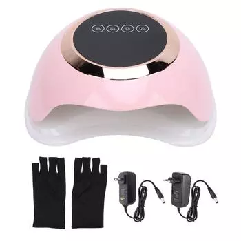 УФ-светодиодная лампа для ногтей с интеллектуальным датчиком, лампа для сушки лака, большая мощная сушилка для ногтей с 30 ламповыми чипами f EU Plug