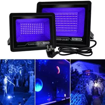 УФ светодиодный водонепроницаемый УФ-светильник для дискотеки DJ Night Light для бара, вечеринки на Хэллоуин