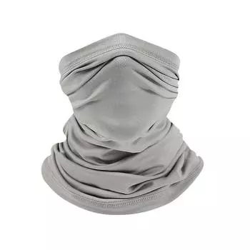 УФ-защитный шарф, ледяной шелковый шарф для лица, шея, быстросохнущий, для рыбалки на открытом воздухе чёрный